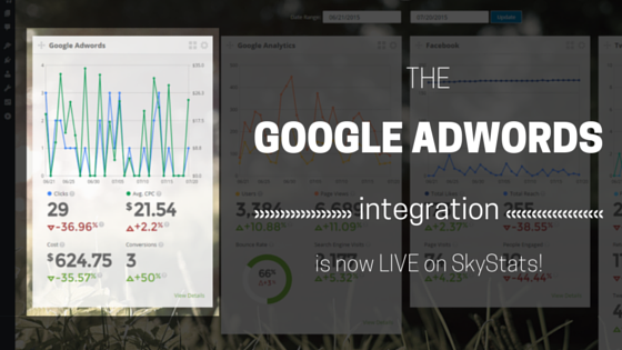 Google Adwords dashboard for WordPress